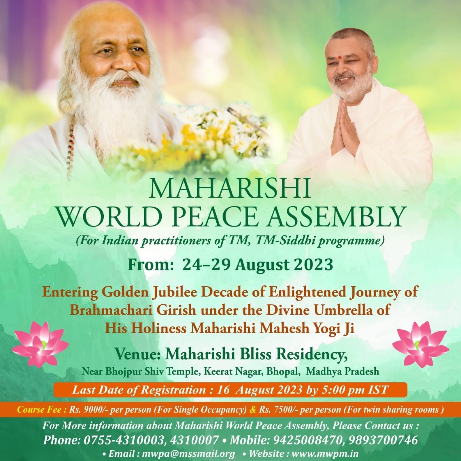 MAHARISHI WORLD PEACE ASSEMBLY